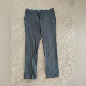 adidas Men's Dark Gray Dress Pants